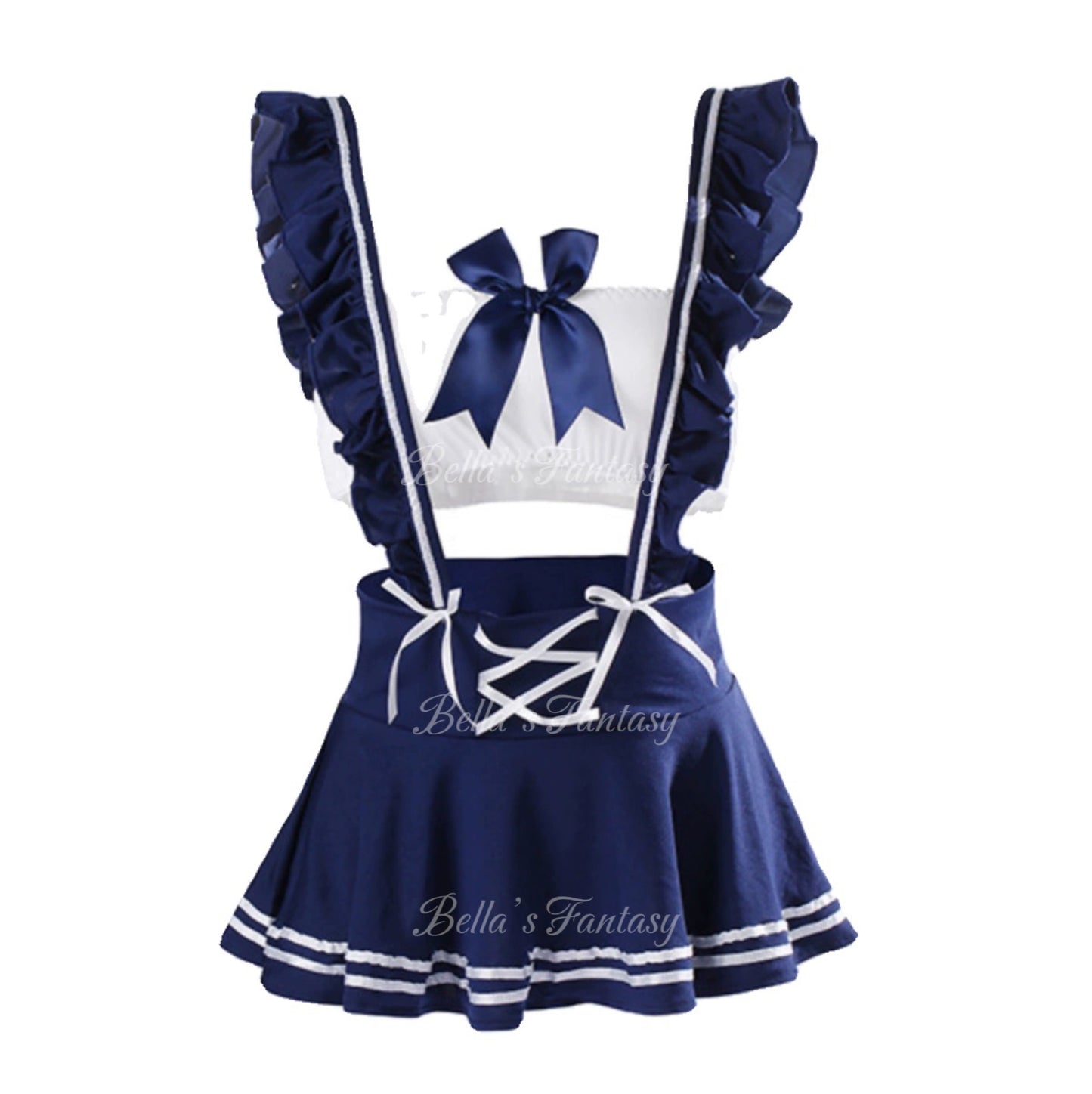 【NEW YORK】Bella's Fantasy Sexy JK Cute Sailors Student Uniform Cosplay Costume Lingerie One Size Blue